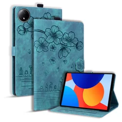 Xiaomi Redmi Pad SE 8,7” 4G: funda tipo cartera con diseño de gato