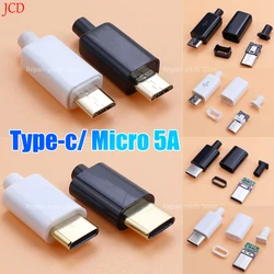 Conector USB-C a Micro USB Carga Rápida Soldadura PCB