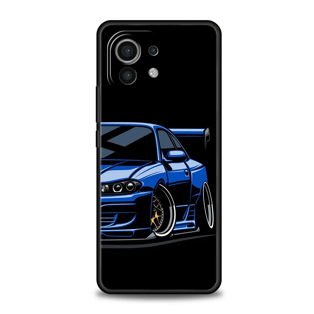 Funda de teléfono para Xiaomi Mi 15 14 14T 13T 12T Pro 12 13 11 Lite 5G 11T X6 X5 Pro funda suave de TPU Japón JDM coches deportivos cómic - imagen 4