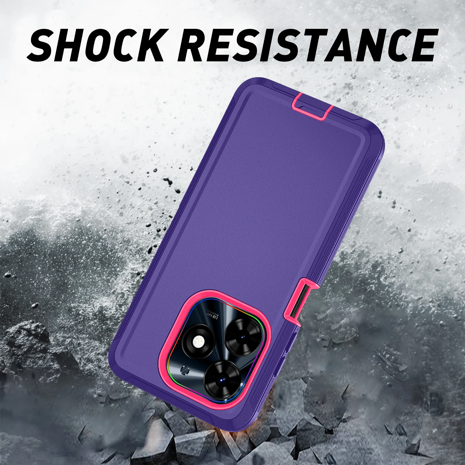 Armor Defender cubierta a prueba de polvo para Tecno Spark Go 2023 8C protección a prueba de golpes funda de teléfono para Tecno Spark Go 2024 Shell - imagen 5