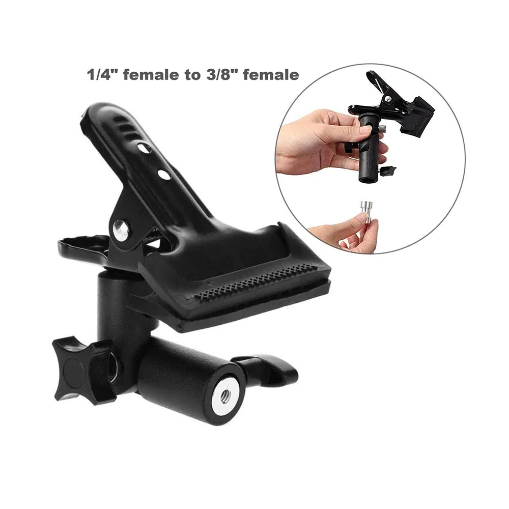 Convertidor de tornillos roscados para cámara, adaptador de montaje para trípode, monopié, cabeza de bola, soporte de luz, 1/4 "-20 hembra a 3/8"-16 hembra, 5 piezas - imagen 3