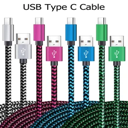 Cable USB-C Nylon Trenzado para Carga y Datos Samsung Huawei Android