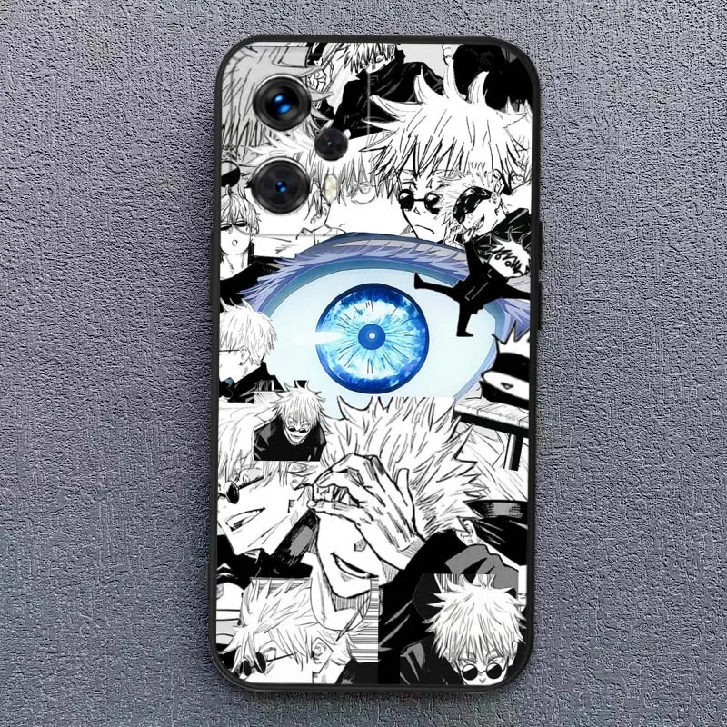 Funda de Anime Gojo Satoru para Motorola Edge 60 50 40 E22i E22 E15 S X30 G G24 Pro Stylus Play Power 5G 2025 funda de teléfono - imagen 4