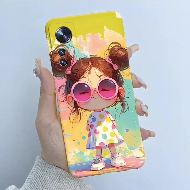 Para Xiaomi 12 12X Funda para Xiaomi Mi 12 Pro Flower Girl nuevo diseño carcasa trasera para Mi12 12Pro Funda de silicona suave - imagen 2