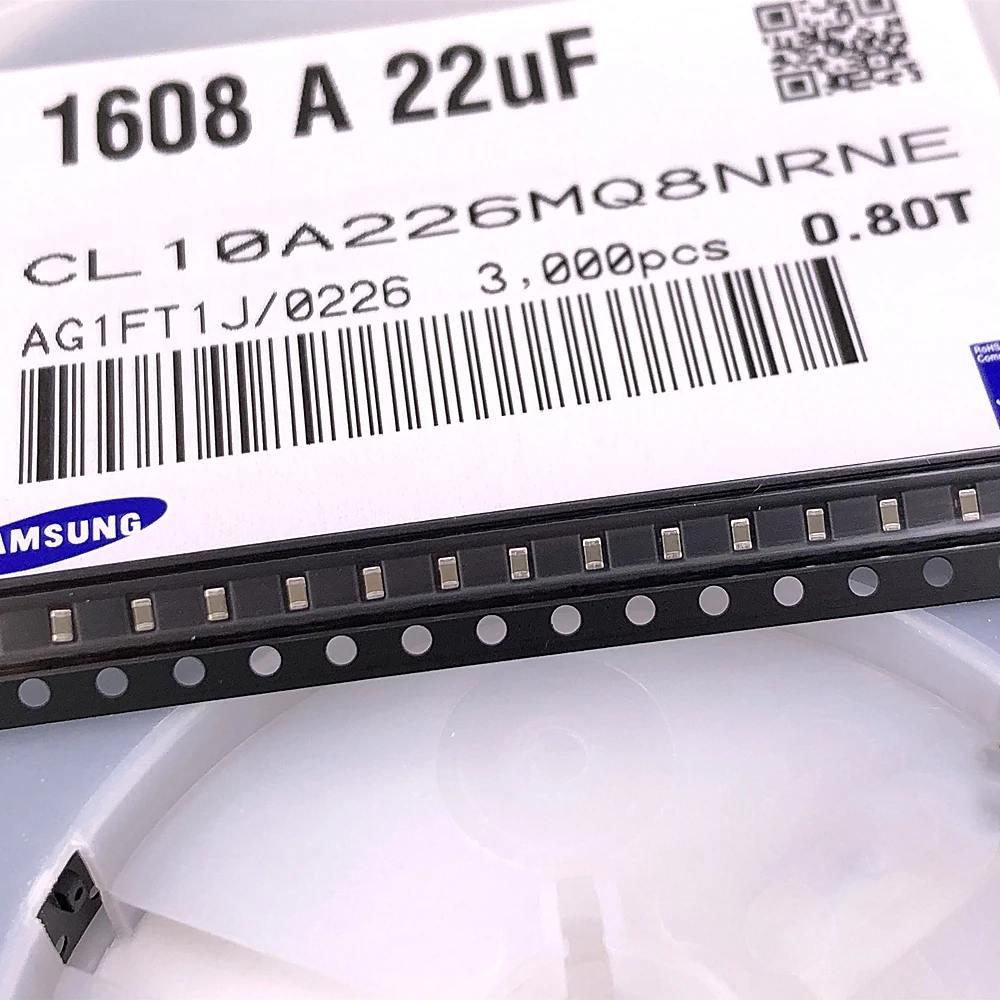 (100 UDS-3000 uds) CL10A226MQ8NRNE 0603 226M 6,3 V X5R 22uF condensadores de chip cerámico - imagen 3