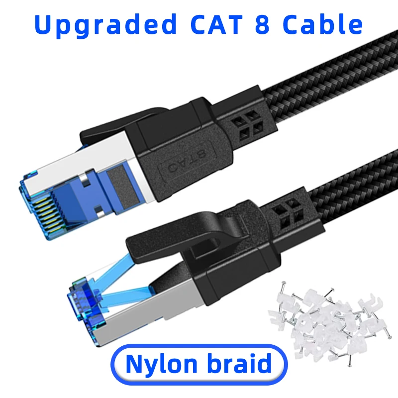 Cat 8 Nylon Braided