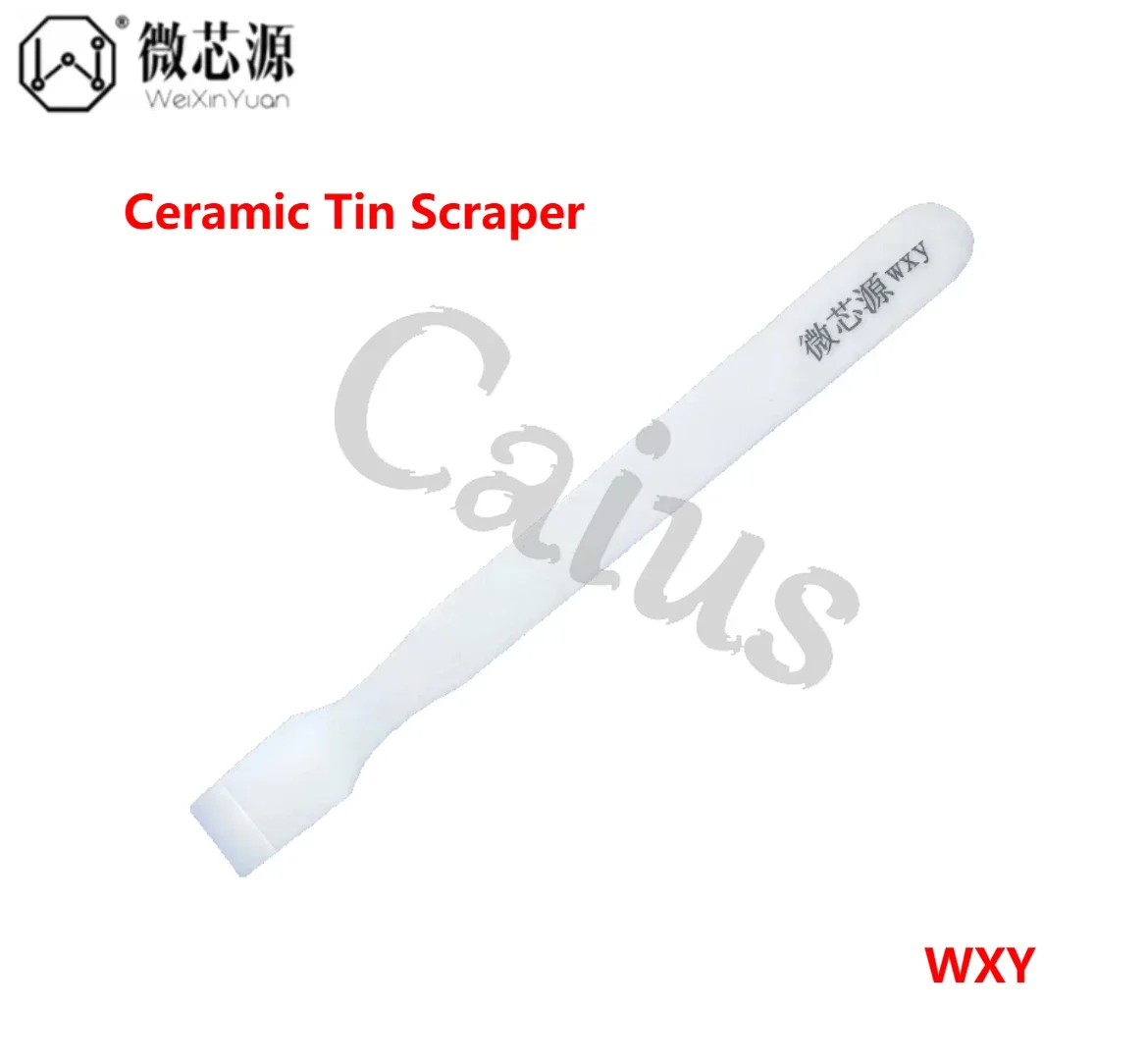 WXY-rascador de estaño de cerámica, pasta de soldadura, cuchillo raspador, antiestático, no magnético, resistente al desgaste para Reballing de plantilla BGA