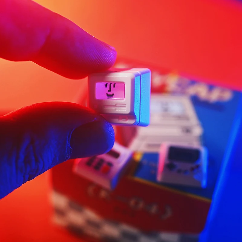 Bonitos teclas permeables a la luz, patrón de jugador de juegos Retro, eje transversal, tapa de teclado mecánico DIY para teclados de juegos de ordenador PC - imagen 4