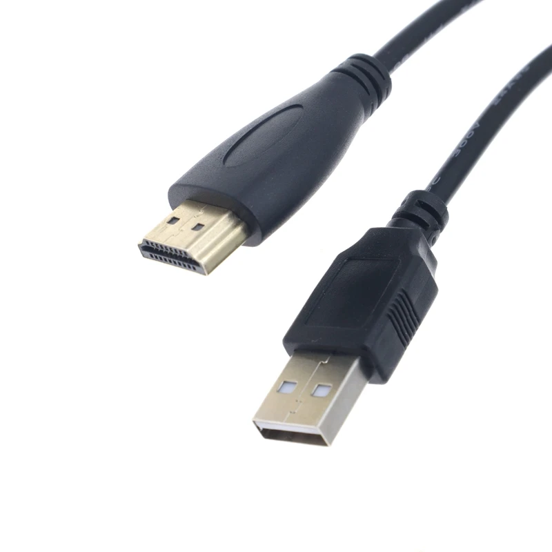 Adaptador HDMI - Cable USB alimentación integrada