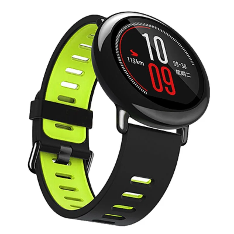 Correa de reloj inteligente de 22mm para Xiaomi Huami Amazfit Stratos 2 2S, pulsera de silicona suave para Xiaomi Huami Amazfit PACe - imagen 4