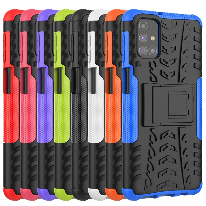 Para Samsung Galaxy M31S Funda Anti-knock Bumper Heavy Duty Armor Contraportada para Samsung M31 S Funda de teléfono de silicona para Samsung M31S - imagen 3