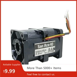 Sanyo 9CR0412S518 40mm 12V Potente ventilador de turbina de alta velocidad, 4056, 1.1A, para coches RC, servidores, fuentes de alimentación de minería