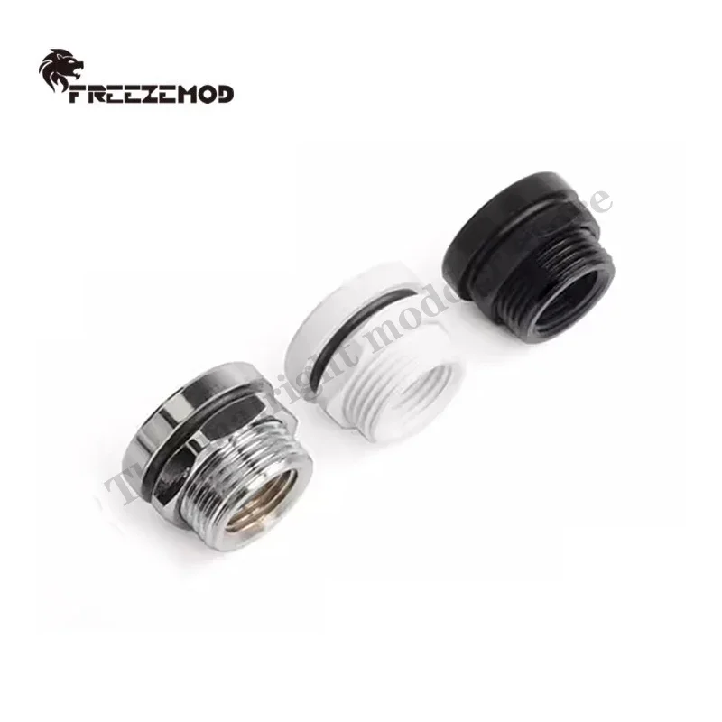 Conexión pasante Cubierta de puerto de llenado Aberturas Manguera Junta de enfriamiento por agua Tuerca hexagonal Agujero de 19-21 mm, G1/4 ''3 colores, HCBJT-V2 - imagen 3