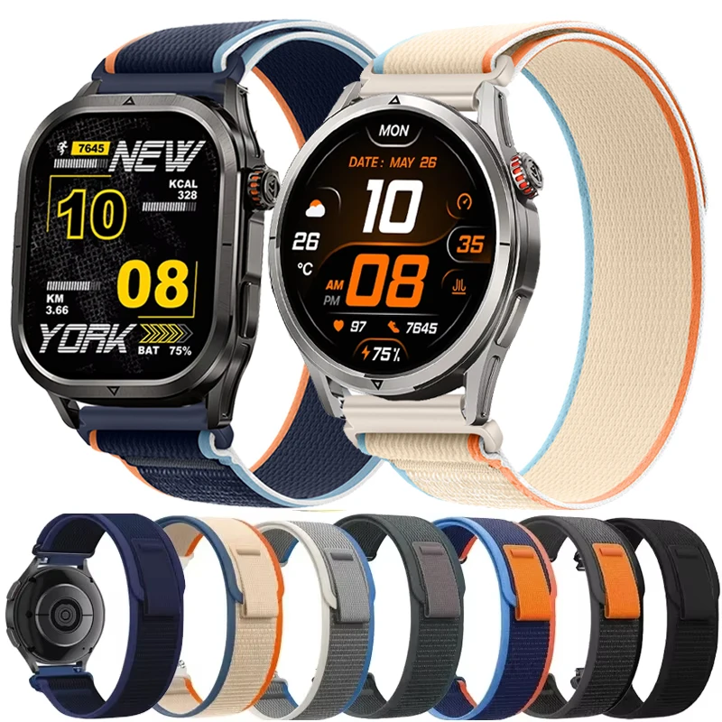 Correa de bucle de 22mm para KOSPET MAGIC P10/R10/ORB, pulsera deportiva de nailon para KOSPET TANK T2 T3 M2 M3/T3 Ultra/M3 Ultra