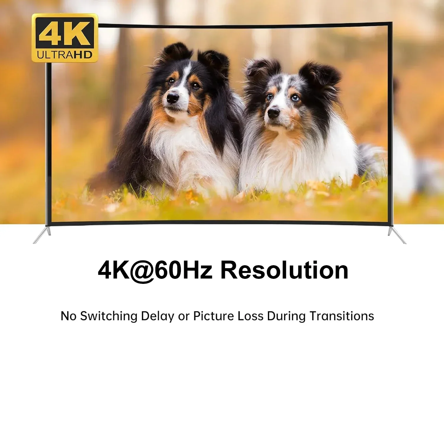 4K 60Hz 4x1 HDMI multivisor 4 en 1 salida HDMI Quad multivisor interruptor multipantalla 8 modos de visualización PIP 90 180 270 grados Flip - imagen 5