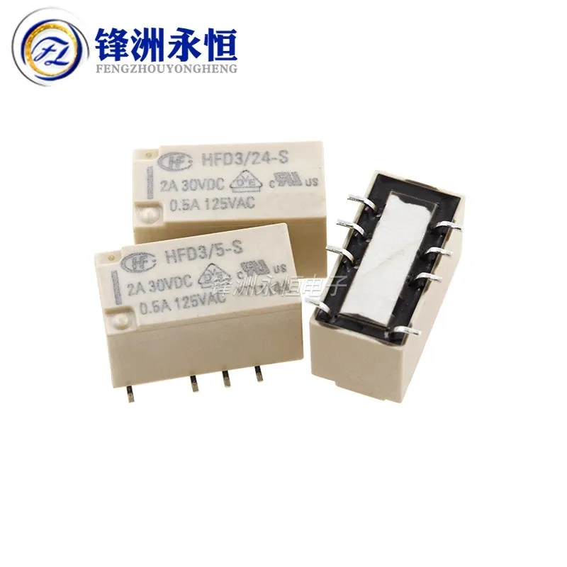 5 uds 100% nuevo HFD3-4.5-SR HFD3-5-S HFD3-12-S HFD3-24-S SMD-8 relé de señal HFD3-3 HFD3-5 HFD3-12 HFD3-24 8DIP inserción directa - imagen 2