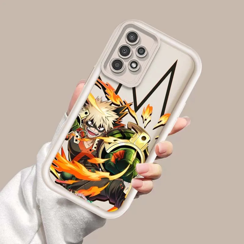 Bakugou Katsuki para Samsung Galaxy A04E A04 A04S A05 A06 A10S A11 A12 A13 A14 A15 A16 funda de teléfono con escalera ocular - imagen 5