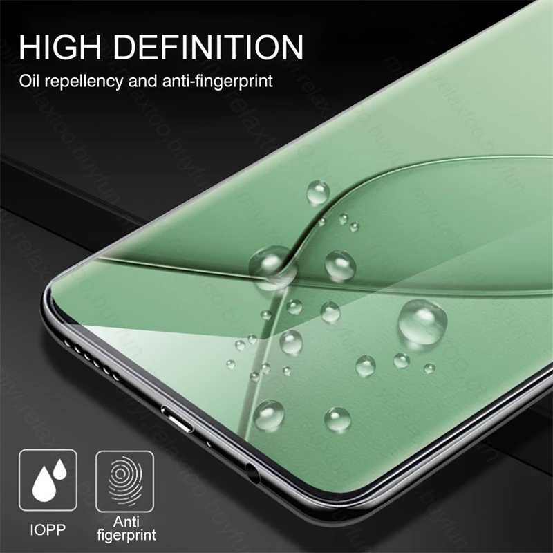 Una pantalla de vidrio verde en un teléfono