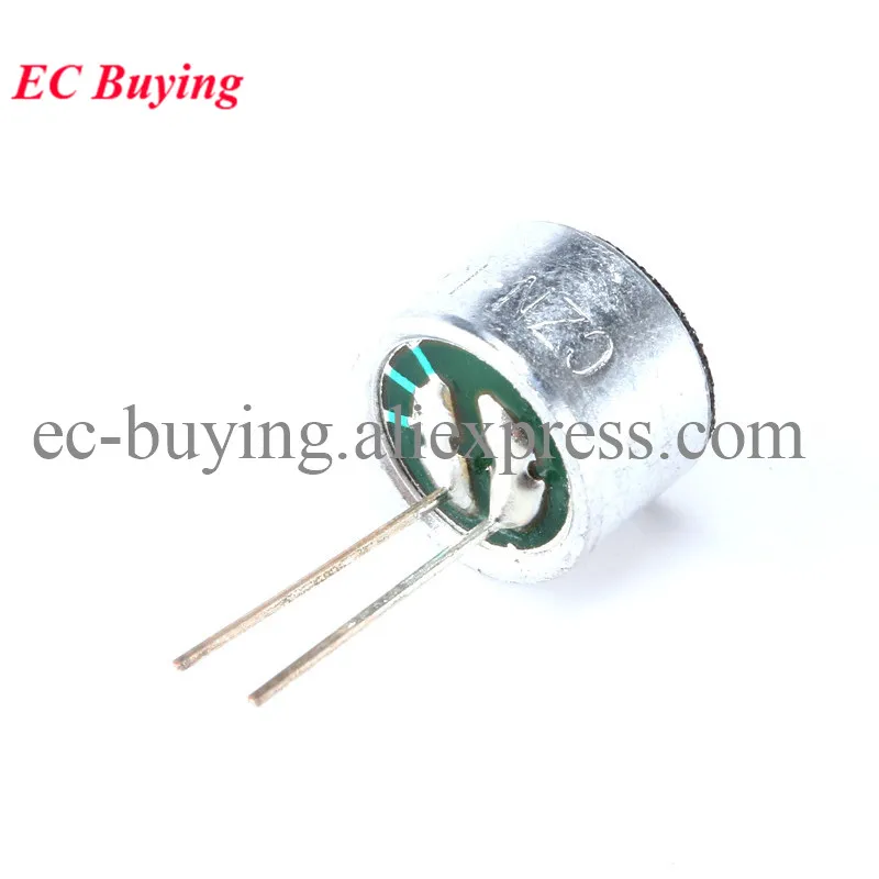 50 Uds 9*7mm micrófono de electret capacitivo con pines micrófono condensador de electret sensibilidad de recogida 52dB 9x7mm 9mm x 7mm 9mm * 7mm - imagen 2