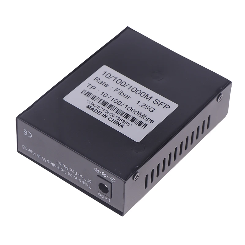 Conmutador de fibra Gigabit SFP, convertidor de medios SFP a transceptor RJ45, interruptor de fibra óptica de 10/100/1000M con módulo LC/SC SFP de 3KM/20KM - imagen 5