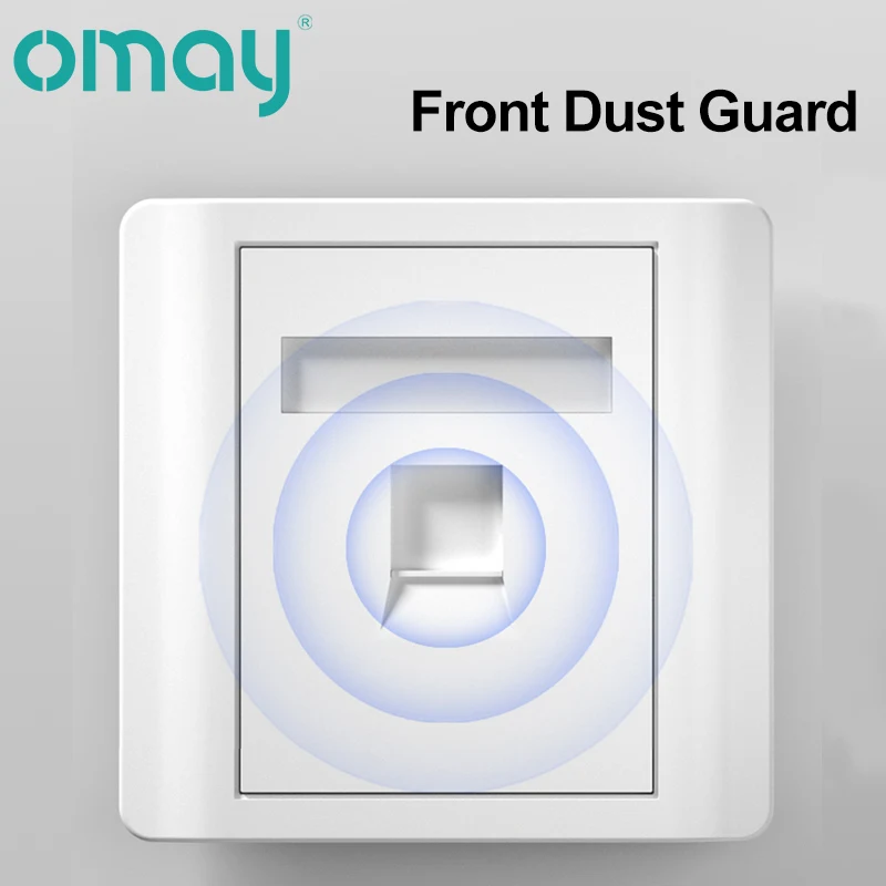 Panel de enchufe de ordenador tipo 86, módulo de red RJ45, Cable CAT5E, CAT6/6A/7/8, interfaz de salida, interruptor de pared, Panel de montaje - imagen 5