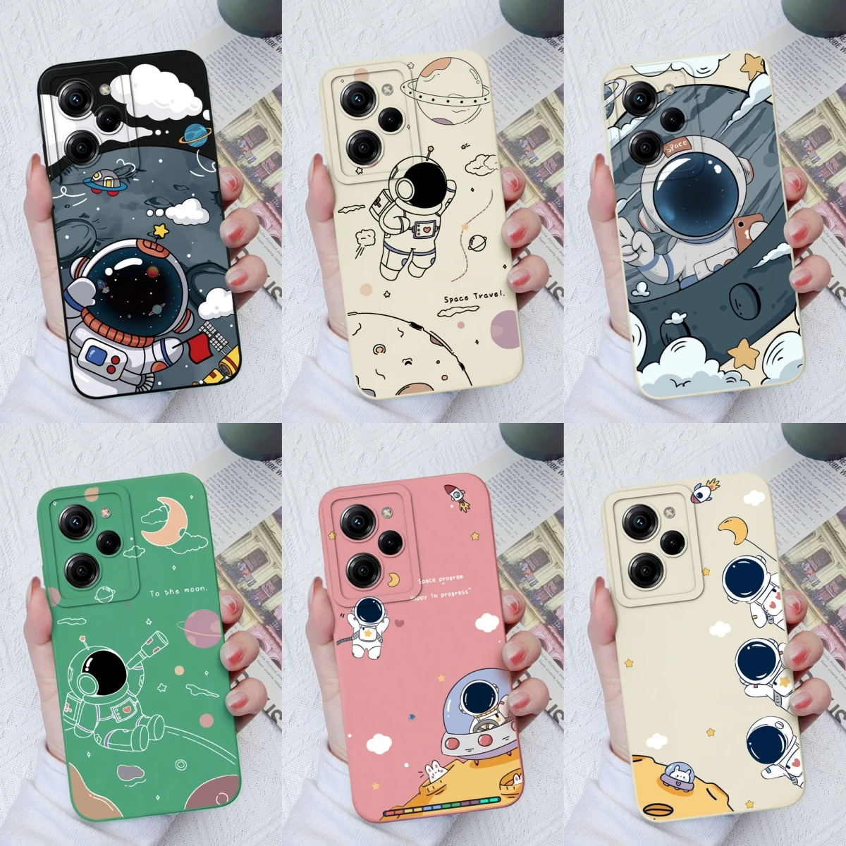 Para Poco X5 Pro 5G funda de teléfono patrones de diseño divertido carcasa de protección de cámara de silicona líquida suave para Poco X 5Pro funda antideslizante