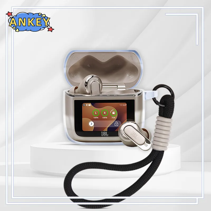 Para JBL Tour Pro 2 3 funda transparente para auriculares carcasa de TPU funda protectora transparente para auriculares - imagen 5