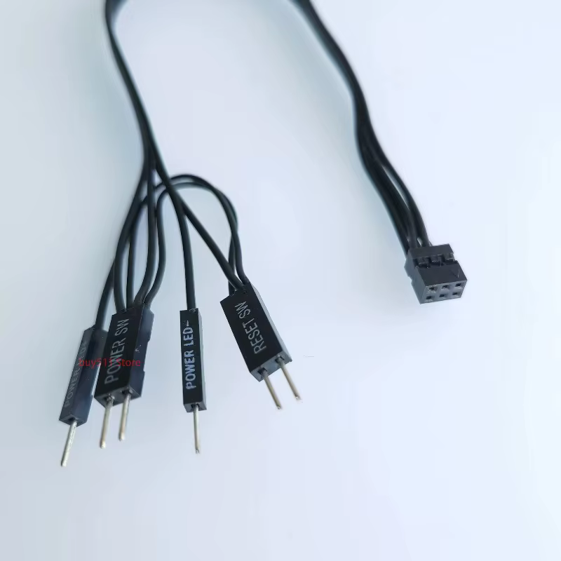 Cable Dupont 6 y 8 pines hembra LED reset panel frontal Dell