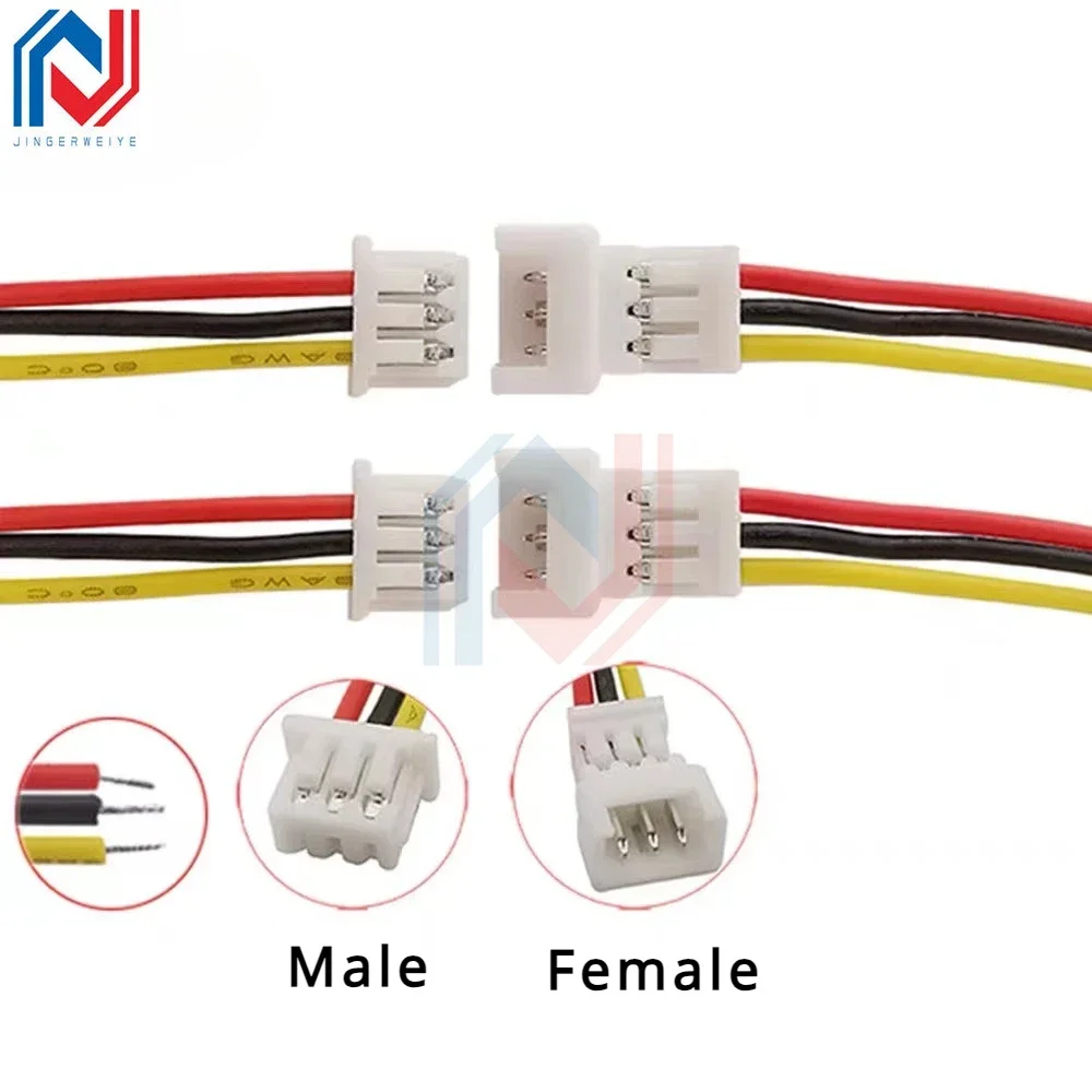 Conector de Cable hembra macho de 2,0 MM, paso PH2.0mm 2P 3P 4P 5P 6P 7P 8P 9P 10P 11P, Cable de Terminal Jack de 12 pines 10 20 30CM - imagen 2