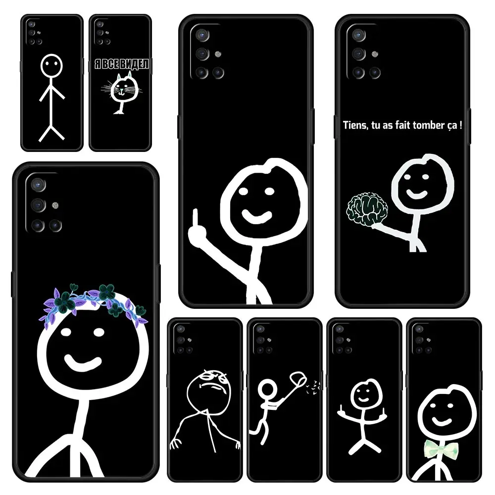Funda de teléfono con dibujos animados de Matchman para OnePlus 10, 9 Pro, 9T, 10R, 9R, 9RT, 8T, 8, 7, 6T, 7T, Nord 2T, CE 2, 5G, N200, N10, N100, color negro