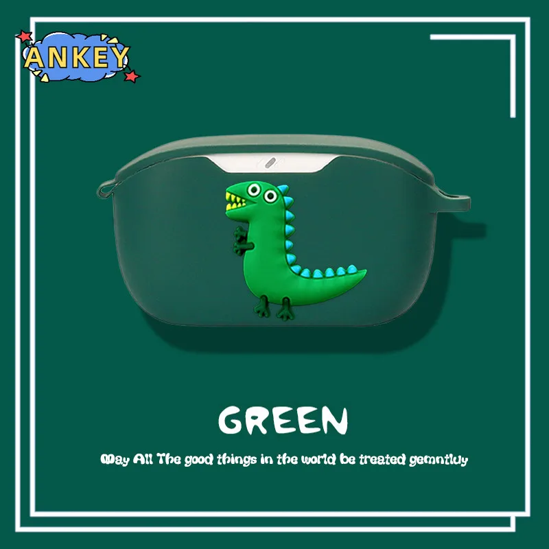 Funda protectora de silicona para JBL Wave Buds 2, fundas bonitas de dibujos animados, carcasa para auriculares inalámbricos, TWS, portátil - imagen 2