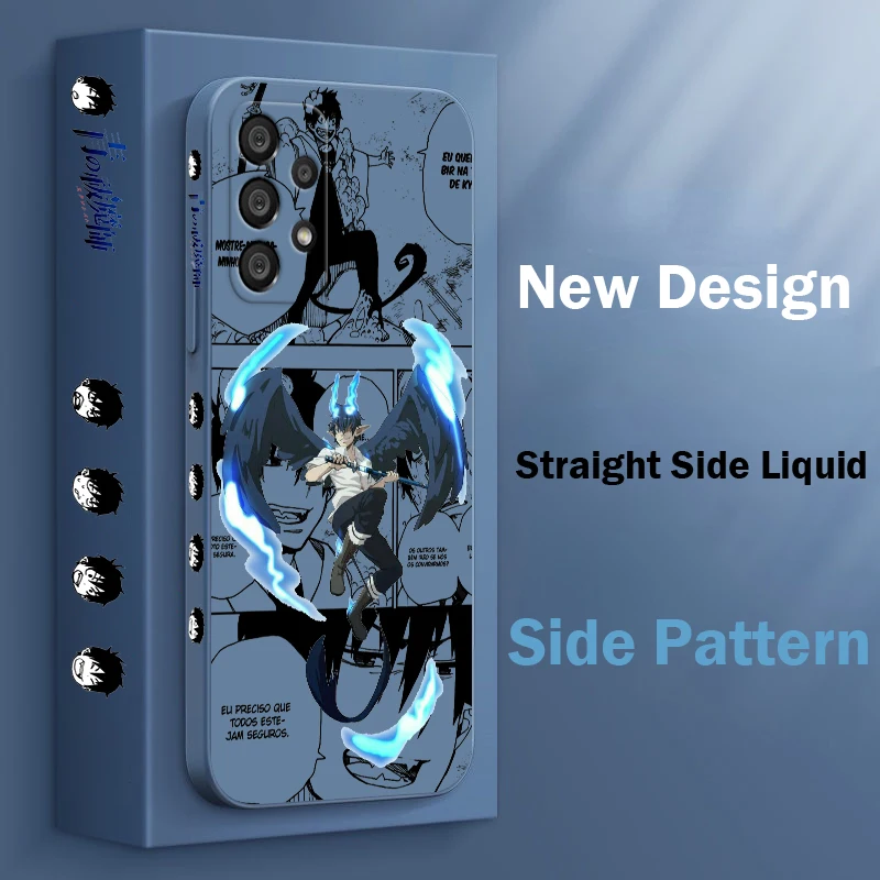 Funda de teléfono de Anime Okumura Rin para Samsung, A55, A53, A33, A52, A32, A71, A51, A21S, A35, A25, 5G, cuerda líquida izquierda