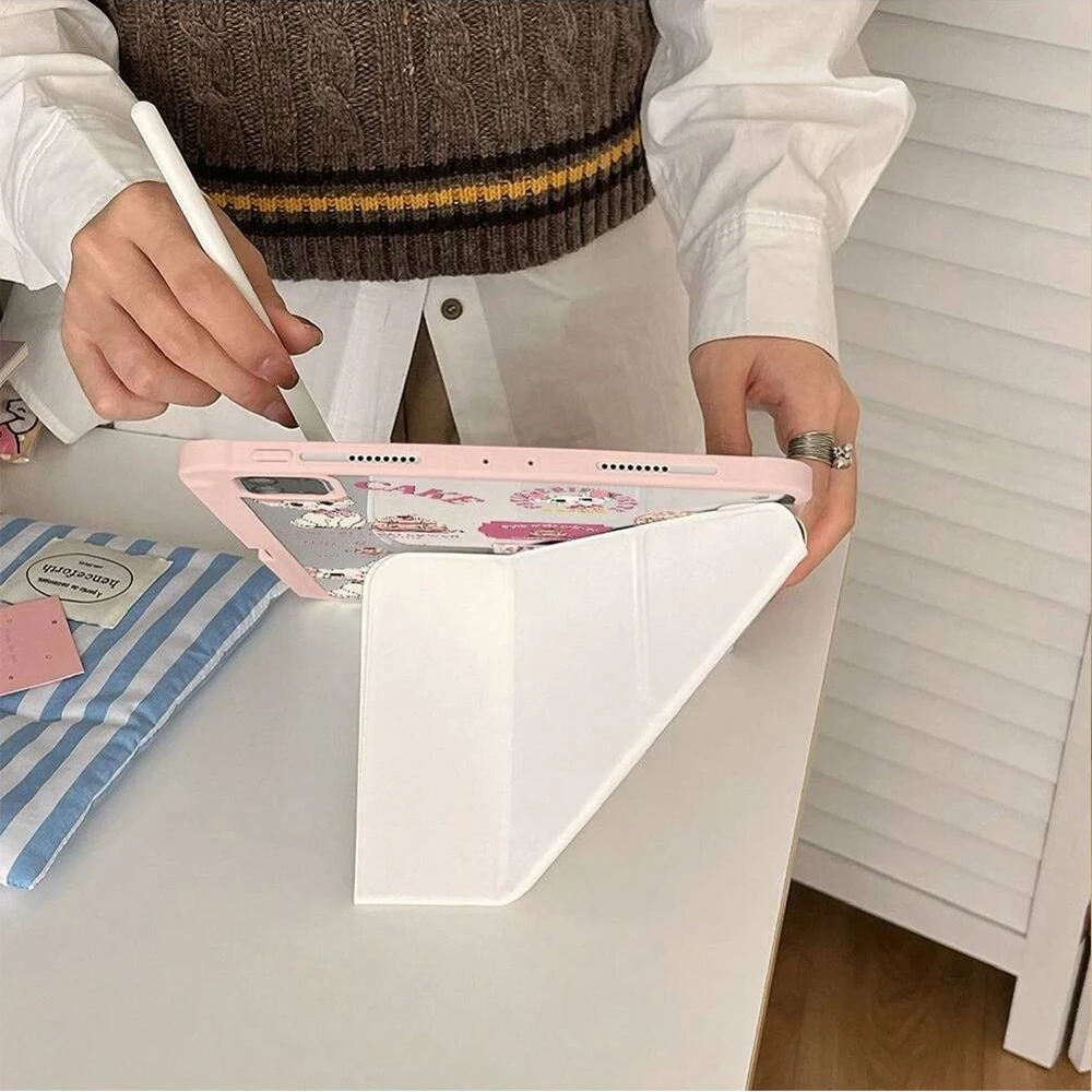 Para iPad Funda A16 11th 2025 10,2 9th 8th 7th Generación Pro 11 13 2024 12,9 Funda portalápices Funda para iPad Air 5 4 13 11 1 2 - imagen 5