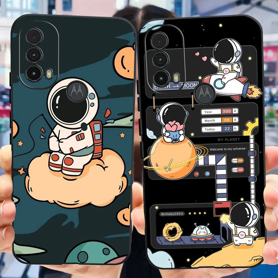 For Motorola Moto E20 E30 E40 Case Fashion Butterfly Heart Cover TPU Shockproof Coque For Moto E20 XT2155 Bumper E 30 E 40 Cover - imagen 2