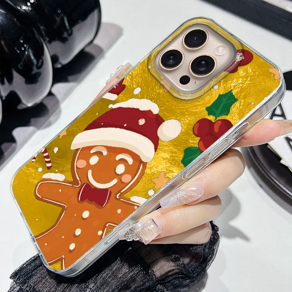 Funda de teléfono anticaída con regalo de Navidad para iPhone 17 16 15 14 13 12 Pro Max 7 8 Plus 11 16e X XS XR SE, funda a prueba de golpes - imagen 3