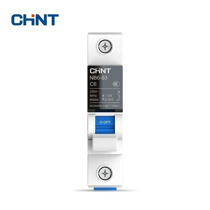 CHNT CHINT NB6-63 DZ30 DZ40 EPN DPN TPN 1P 2P 3P 4P AC 230/400V ROCB disyuntor montaje en carril DIN interruptor de aire en miniatura - imagen 3