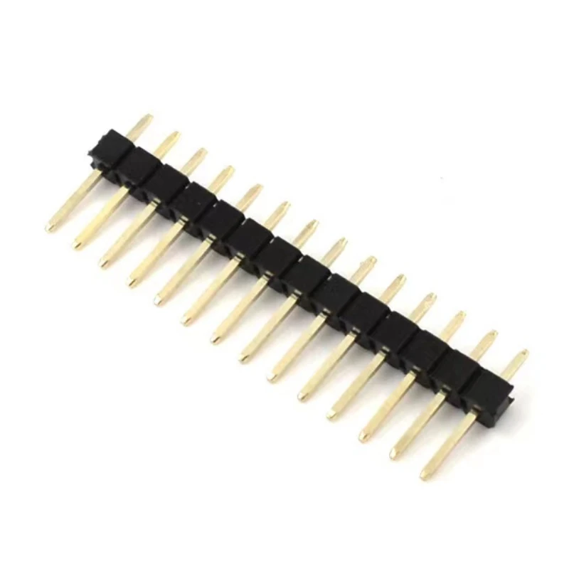 Cabezal de Pin de doble fila, conector de placa PCB separadora, 10 piezas, 1,0mm, 1,27mm, 2,0mm, 2,54mm, 1/2mm, P, 1x2/2P, 4P, 6-40p - imagen 3