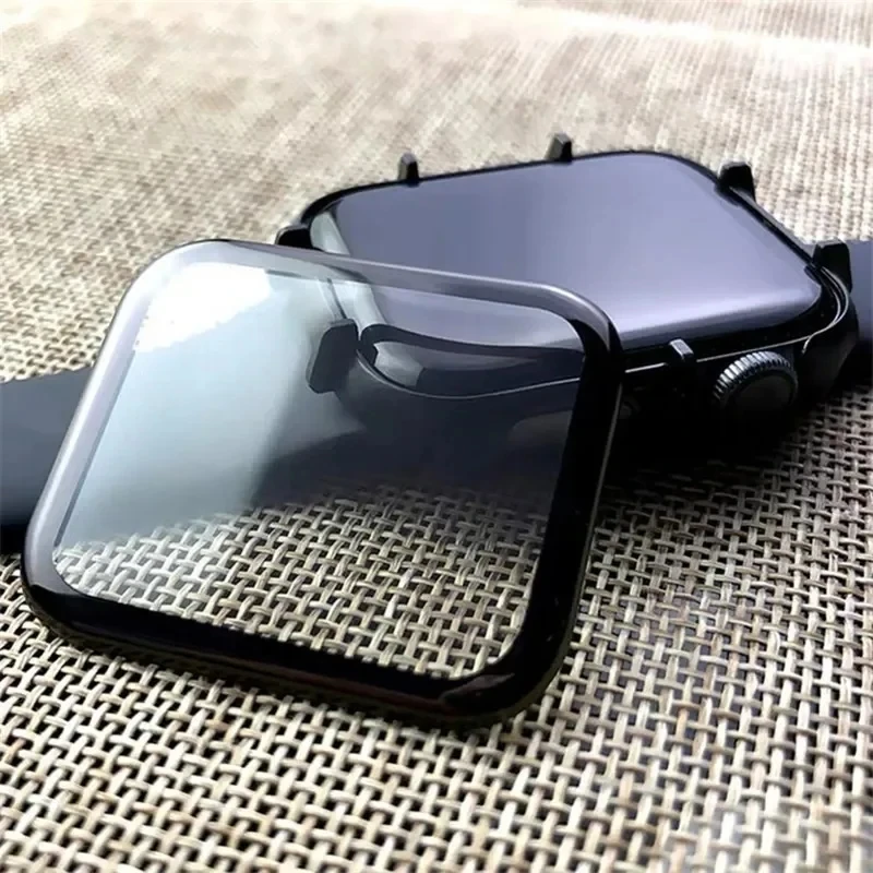 Protector de pantalla suave 3D para Apple Watch 8, película protectora de cubierta completa, Ultra 49mm, 40mm, 44mm, serie 7, 41mm, 45mm, 1-6 piezas - imagen 4