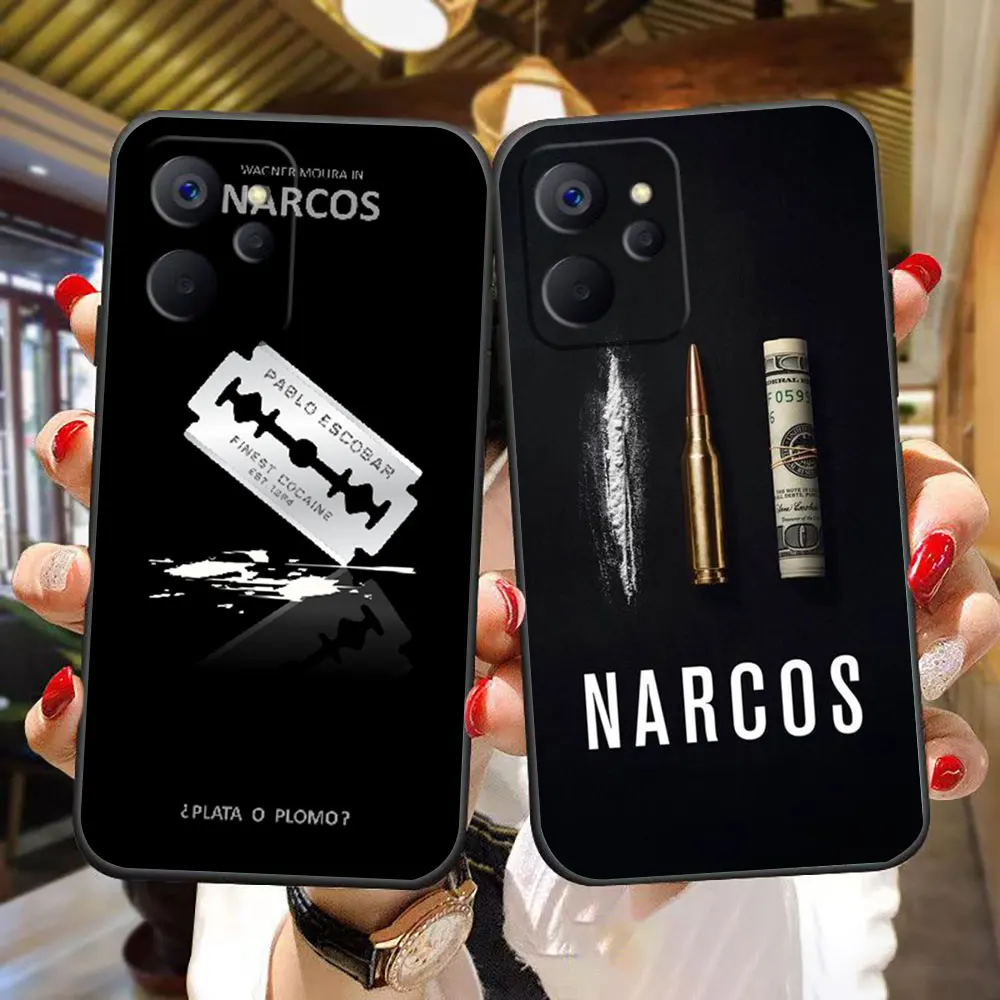 Narcos serie de televisión Pablo Escobar foto personalizada funda de teléfono para OPPO Realme 14 13 12 11 10 9 9I 8 8I 7 7I 6 5 5I 5S Pro Plus TPU
