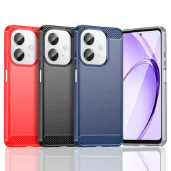 OPPO A3 Funda Silicona Cepillada Antigolpes - Parachoques Trasero