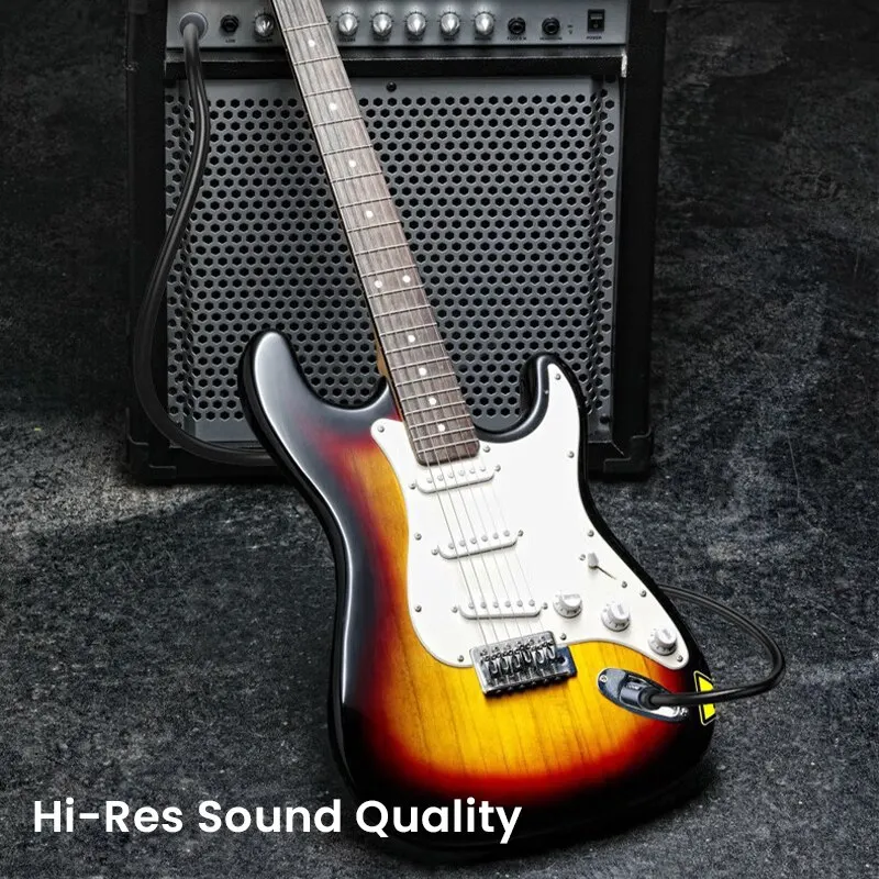 NIERBO Cable Instrumento Guitarra 6.35mm Mono Jack TS - imagen 4
