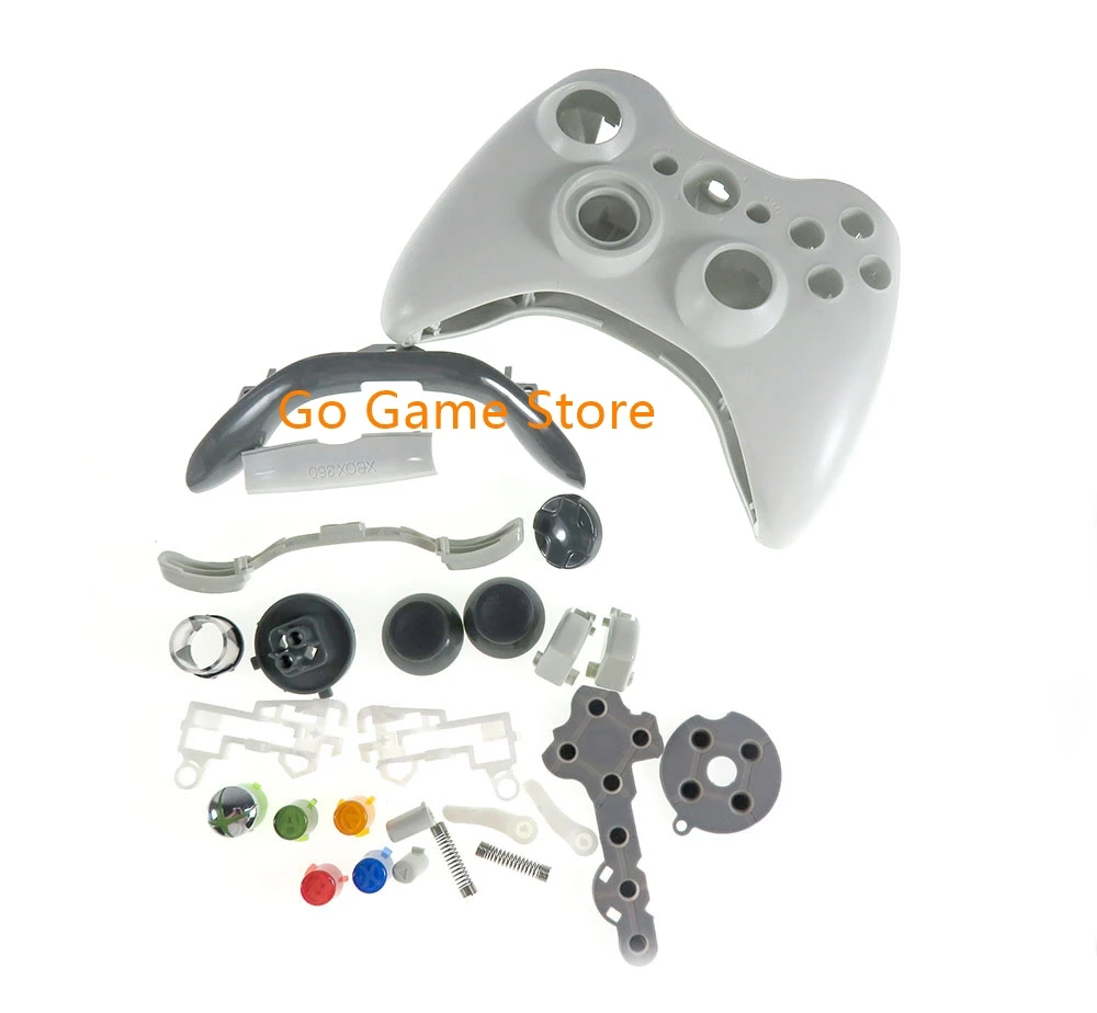 1 Juego para Xbox360 XBox 360 Joystick cable controlador cubierta carcasa con todas las piezas botón carcasa completa - imagen 5