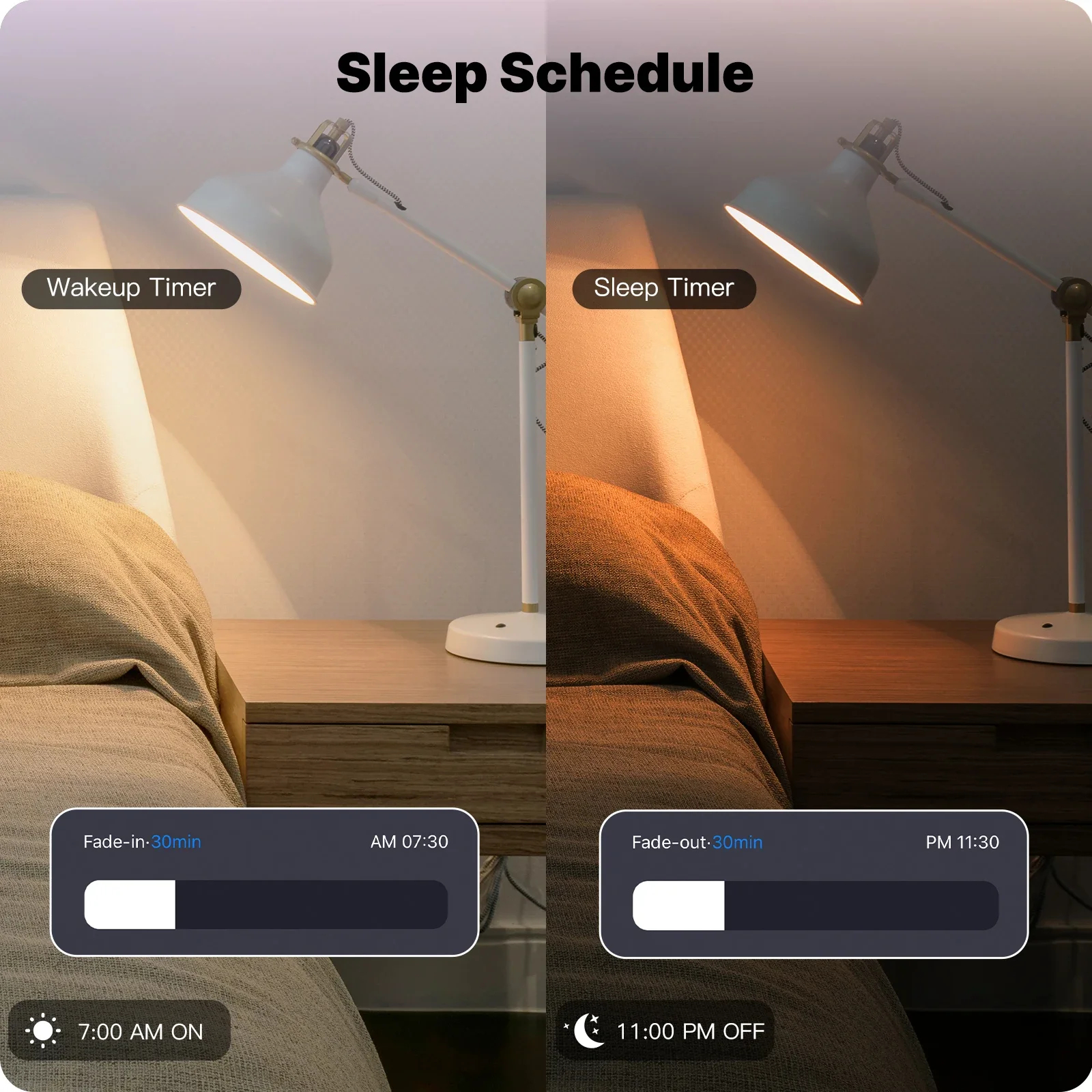 MOES Bombilla LED de vela inteligente E12 WiFi Tuya 5W RGBCCT 16 millones de colores 2700-6500K Control de voz compatible - imagen 5