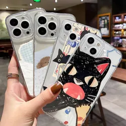 Funda Samsung Galaxy Serie A y S – Gato Doodle Adorable