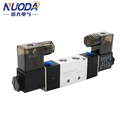 Electroválvula neumática 4V220-08 de 5/2 vías y posiciones
