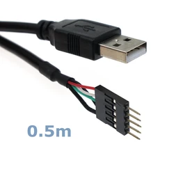 Conector USB DuPont Macho 5 Pines para PCB