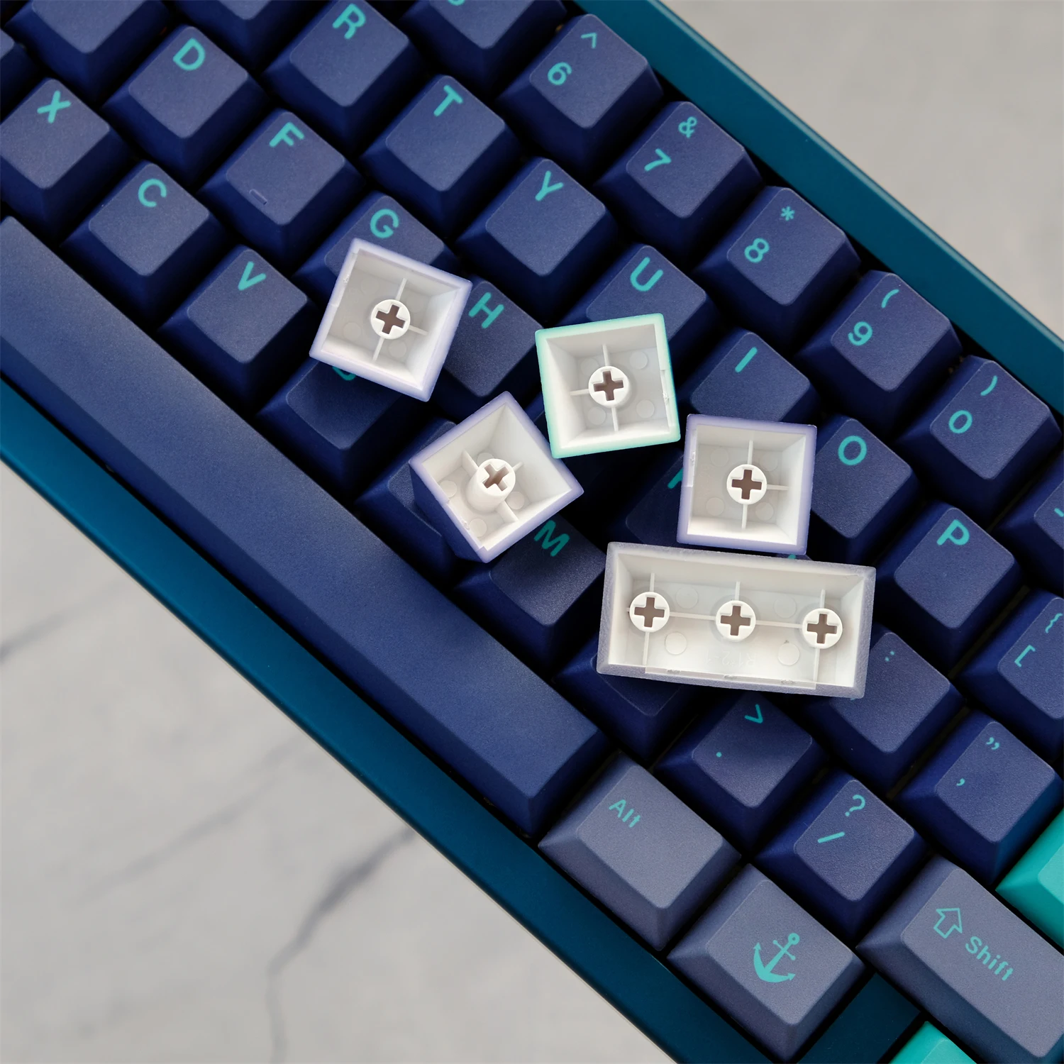 129 teclas GMK Hammerhead Keycaps Cherry Profile PBT tinte sublimación Keycap para MX Switch Teclado mecánico 61/67/68/75/87/98 - imagen 5