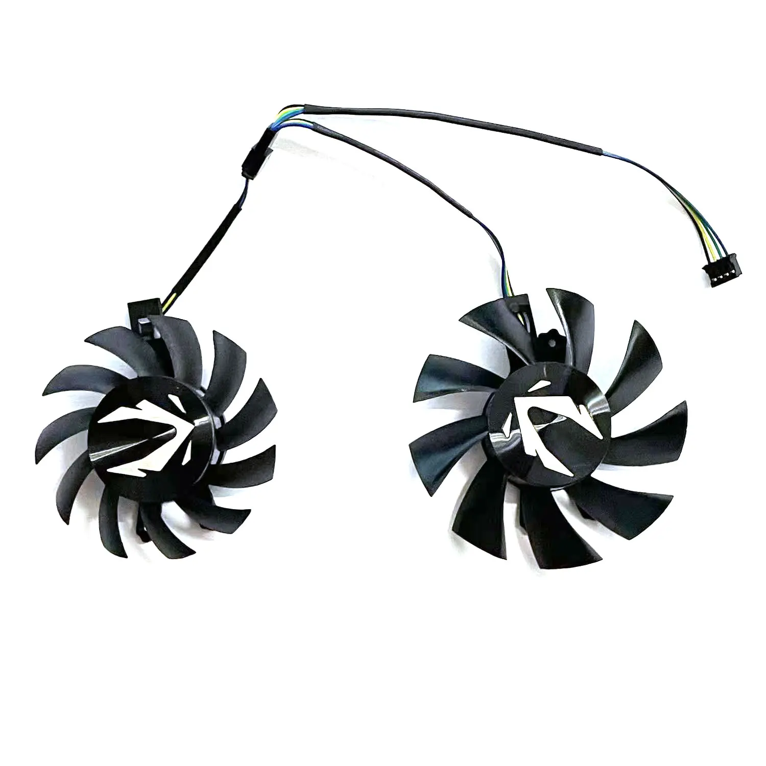 GA72S2U GA82S2H 12V 0.32A VENTILADOR de refrigeración de 4 pines para ZOTAC GAMING GeForce GTX 1660 SUPER 1660Ti ventilador de repuesto doble ZT-T16620F-10L - imagen 2