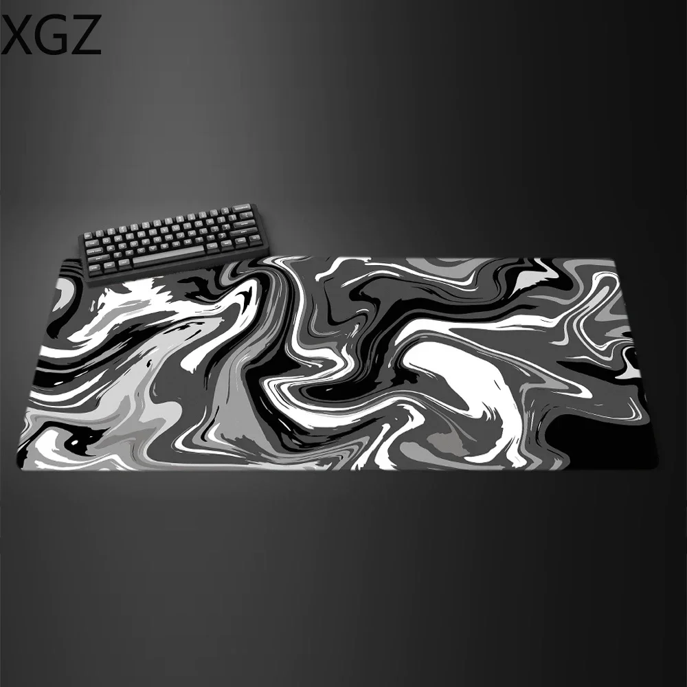 Alfombrilla de ratón Strata Liquid XXL de 900x400, alfombrillas para teclado de Anime para ordenador portátil, alfombrilla decorativa para mesa grande para jugador - imagen 4