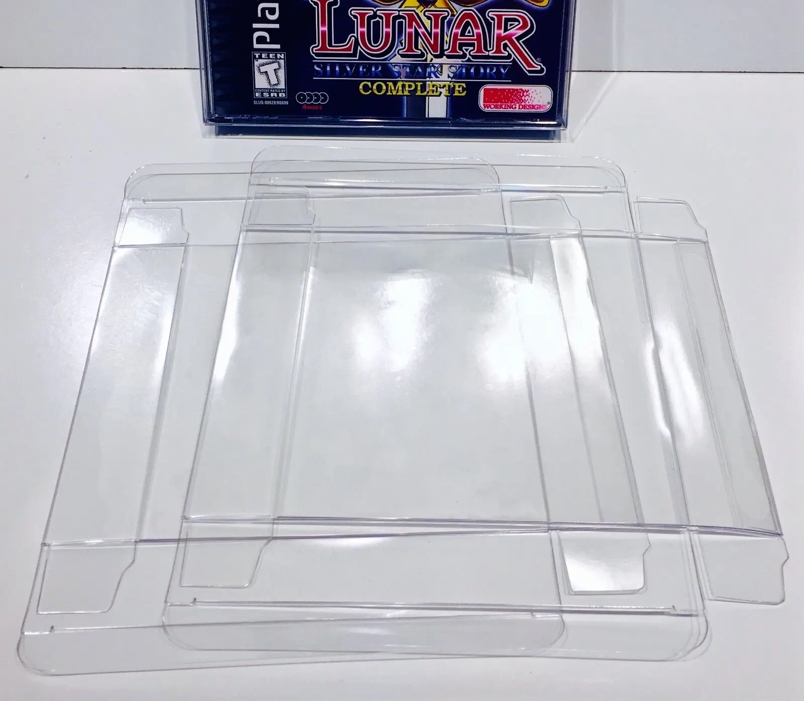 5 caja de disco DUAL (para 2CD) /funda protectora para Playstation PS1 / Dreamcast / CD Disk - imagen 2
